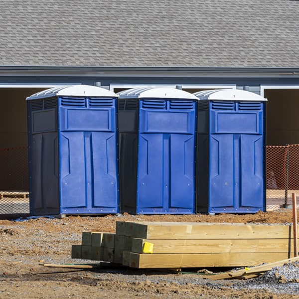 how can i report damages or issues with the porta potties during my rental period in Acequia